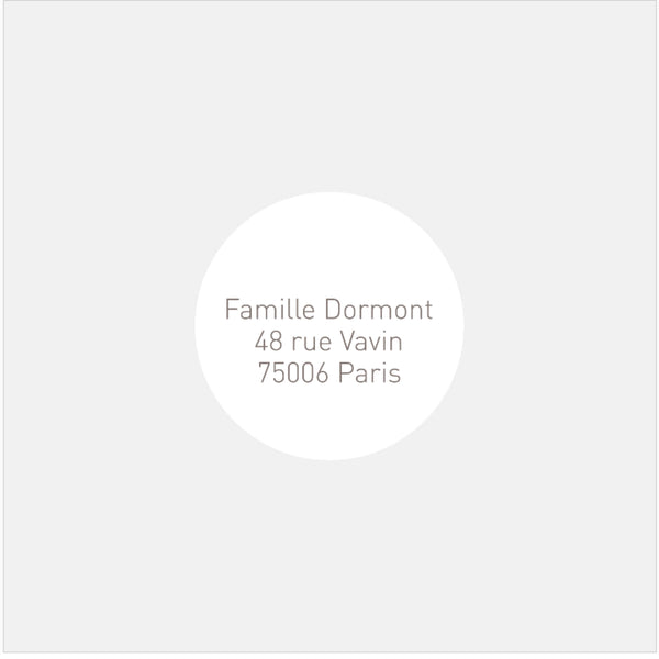 Stickers personnalisés naissance - 48ex