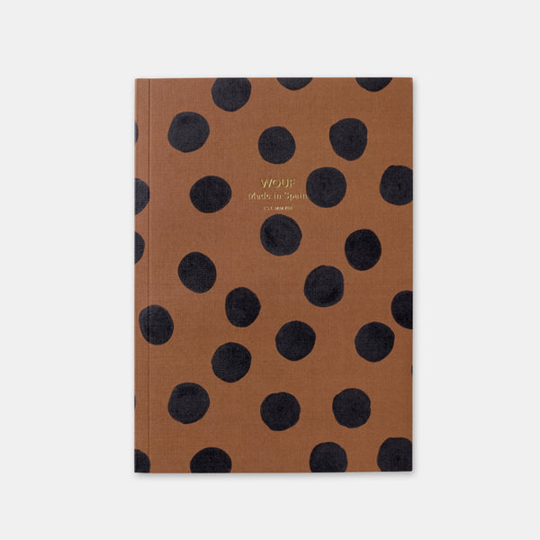 A5-Notizbuch mit Punkten