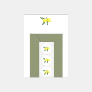 Set de papiers à lettre - Citrons