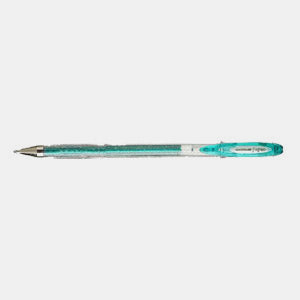 Uniball grüner Metall-Glitzer-Gel-Tintenstift mit feiner Spitze