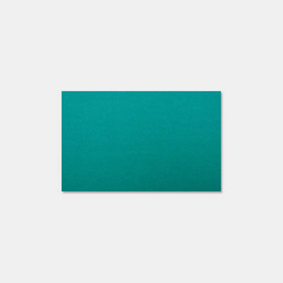 Pack of 50 cards 85x135 peacock green vellum