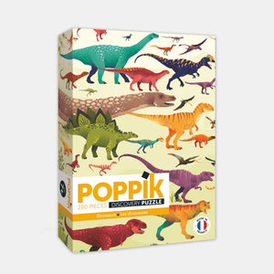 Lernpuzzle 280 Teile Dinosaurier Poppik