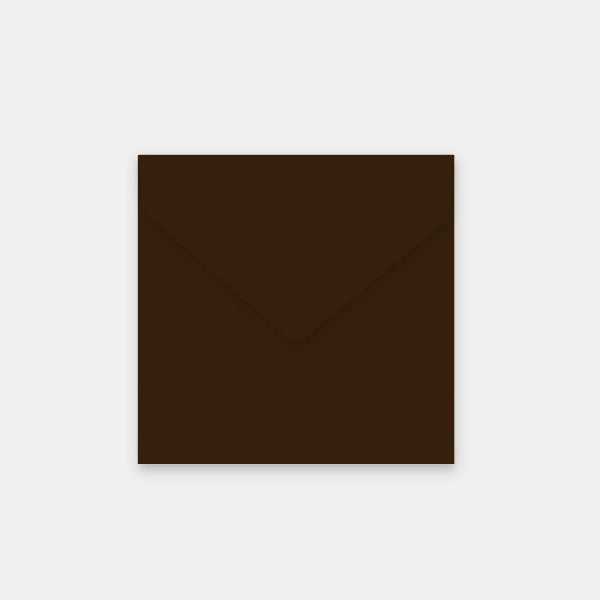 Umschlag 140x140 mm Mokkahaut