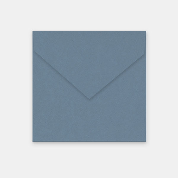 Umschlag 170x170 mm Kraft Denimblau