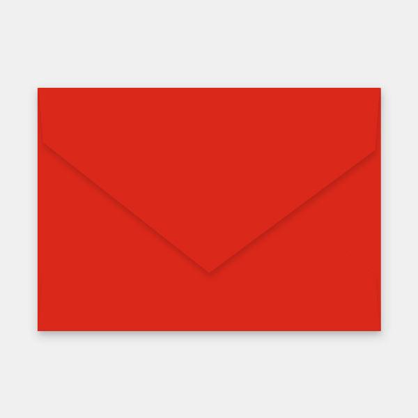 Umschlag 229x324 mm rotes Pergament