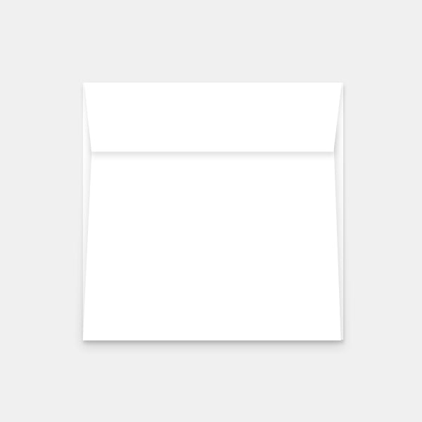 Envelope 160x160 mm white vellum