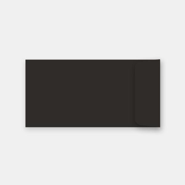 Beutel 110x220 mm, schwarzes Pergament