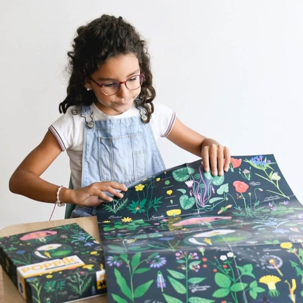 Lernpuzzle 1000 Teile Botanical Poppik