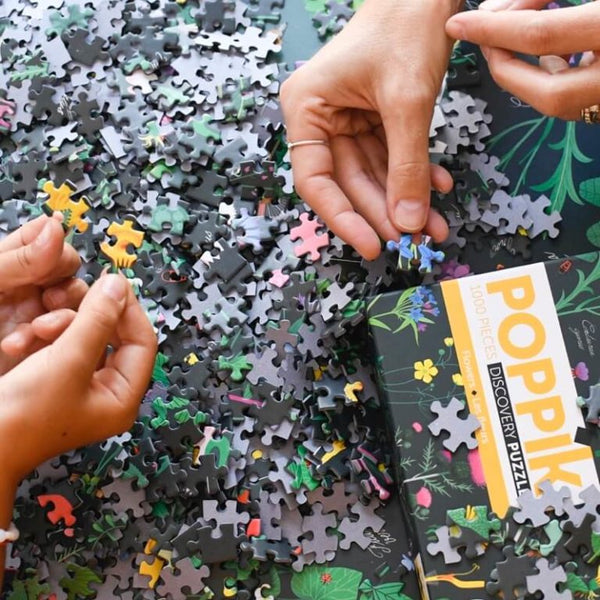 Lernpuzzle 1000 Teile Botanical Poppik